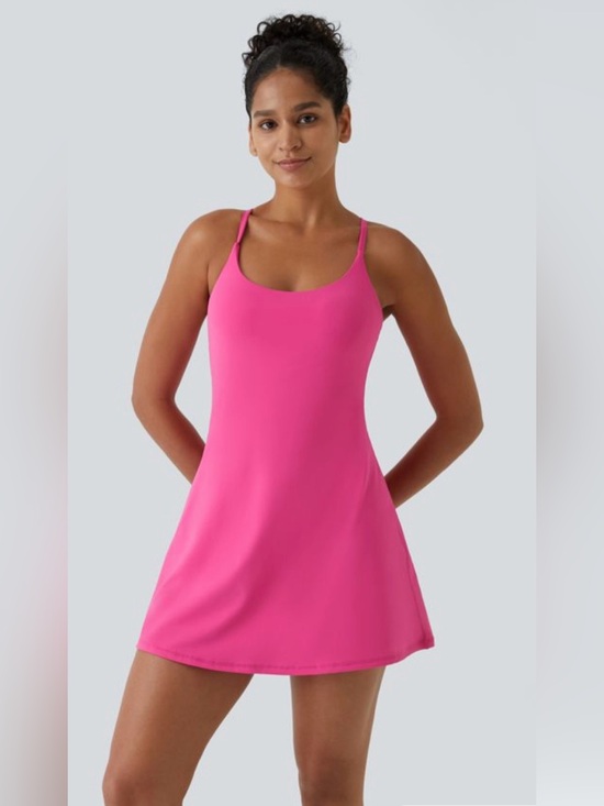HALARA Dresses & Skirts - NWT Halara SoftlyZero Plush Backless-Easy Peezy Edition in Size Small